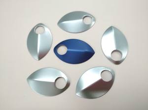 कारखाने कस्टम एल्यूमीनियम धातु पैमाने स्टेनलेस स्टील गोल रिक्त टैग दिल मछली आकार धातु स्टैम्पिंग खाली - Product Image 4