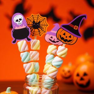 Kẹo mút <span class=keywords><strong>marshmallow</strong></span> mây Halloween ít đường không chất béo công thức riêng |   Đầy màu sắc, có nhiều lỗ thoáng khí, với que giấy an toàn - Product Image 2