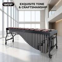 Aura Artist-Approved Professional Marimba - 5.0 Octave Padauk with Height-Adjustable Frame | As Seen on Socials
