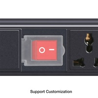 Équipement de distribution d'alimentation de haute qualité avec protection contre les surcharges, prise PDU pour salle informatique, armoire de serveur, rack