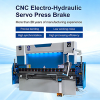 Presse plieuse hydraulique automatique CNC 40T/2500 Touchfast Wc67y/k pour tôles, avec pompe et moteur