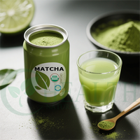 Emballage personnalisé et formulations personnalisées Matcha de cérémonie et poudre d'électrolytes