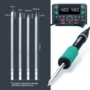 Estación de Soldadura YIHUA 902D-IV 775W 2 en 1, Estación de Retrabajo con Aire Caliente y Soldador, Punta de Soldadura T12, Pantalla, Herramientas de Reparación de Soldadura Y11 - Product Image 3