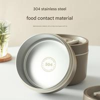 Hot Selling Portable 304 Edelstahl Isolierte Brotdose Mikrowellen geeignetes Lebensmittel glas für warme Lebensmittel flasche Versiegelter Vorrats behälter