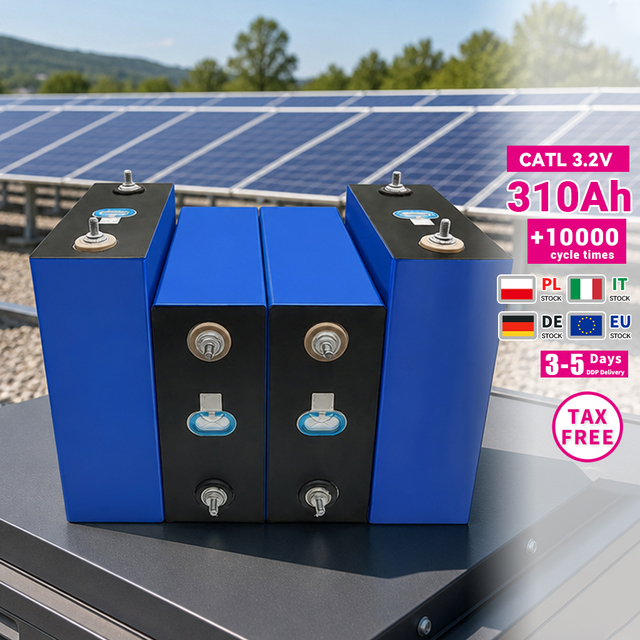 CATL Prismatic 3.2V Lithium Ion Battery Cell 310ah 320ah 280ah Capacities 12V 24V 48V Electric Power Systems