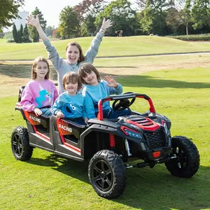 24V 4 Sitze 4 X4 UTV Elektroauto für Kinder Baby Kinder fahrt auf Auto Fernbedienung Spielzeug Aufsitz autos für große Kinder