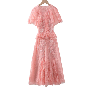 Buy In Bulk Pink Black Lace Dress 1k+ | Alibaba.com