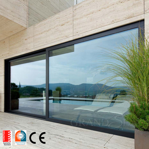 Heavy-Duty commerciale moderno efficiente dal punto di vista energetico porta da ufficio vetrino esterno grande Patio scorrevole <span class=keywords><strong>porte</strong></span> <span class=keywords><strong>e</strong></span> finestre per la casa - Product Image 4
