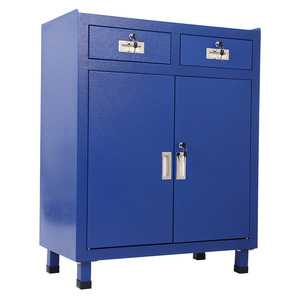 Heavy Duty <b>Tool</b> <b>Cabinet</b> With 2 <b>Drawers</b> Keyed Lock Industrial Workshop Storage <b>Cabinet</b> - Product Image 1