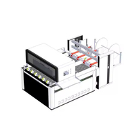 Mesin Cetak Inkjet Digital Satu Saluran Otomatis Penuh Kecepatan Tinggi Chicai 1800mm untuk Karton Bergelombang Kecepatan 40m/menit