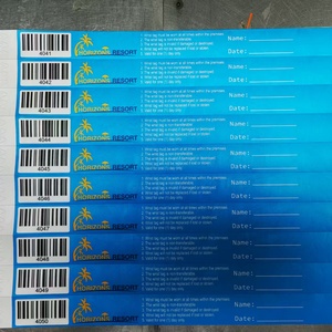 Bracelet jetable personnalisé en Tyvek DuPont, imprimé, pour événements, fêtes et boîtes de nuit - Product Image 5