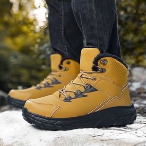 Gran tamaño Otoño e Invierno New Northeast Mid Top Zapatos de algodón <span class=keywords><strong>Botas</strong></span> de nieve <span class=keywords><strong>Botas</strong></span> de trabajo para hombres - Product Image 1