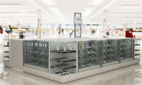 Présentoir personnalisé pour téléphone portable, vitrine en verre, vitrine et comptoir pour téléphone, prévente