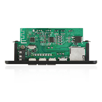 DC 12V/18V 5.0 Papan Dekoding MP3 40W Amplifier Audio DIY Pemutar MP3 Modul Radio FM Mobil TF 3.5Mm Kartu Nirkabel Mikrofon