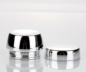 3G 5G 8g 15g Mini redondo plata espejo crema tarro vacío plástico Nody Scrub tarro para loción - Product Image 3