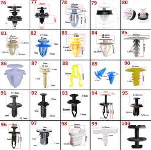 Tự Động Bumper Fastener 8Mm 6MM Lỗ Đinh Tán Người Lưu Giữ Đẩy Động Cơ Xe Cover Trim Chỉnh Clip Ốc Vít - Product Image 4