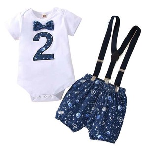 <span class=keywords><strong>Tenue</strong></span> de premier anniversaire pour bébé garçon BBOF-009 - Product Image 2