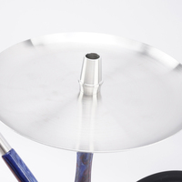 Vente directe d'usine vente chaude 304 acier inoxydable russe Shisha Union narguilé FIBONACCI ALLEMAND CHICHA Miroir Technique