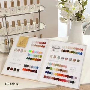 ชุดทำเล็บคุณภาพสูงปี 2024 พร้อมสีทาเล็บ 139 สี หลอดไฟยูวีสำหรับอบเจล แผ่นสีขนาดใหญ่และแผ่นสีขนาดเล็ก แหล่งกำเนิดแสงแอลอีดี - Product Image 2