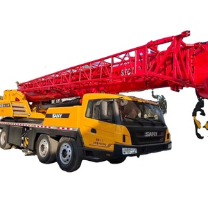 Sany 75ton รถบรรทุกติดเครนมือสอง Stc750t รถเครนเคลื่อนที่มือสอง รถกระบะ รถเครนยกไฮดรอลิก - Product Image 1