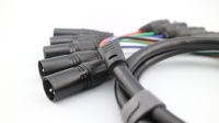 Kabel ular profesional dalam kabel audio & video 50 meter, kabel kawat manajer 32 saluran dengan kotak panggung audio32 24 saluran
