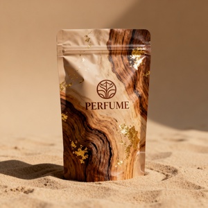 Bolsas de Embalaje de Plástico con Cierre Hermético y Fondo Plano, Personalizadas, Reutilizables, de Aluminio, con Cierre de Cremallera, para Perfumes - Product Image 2