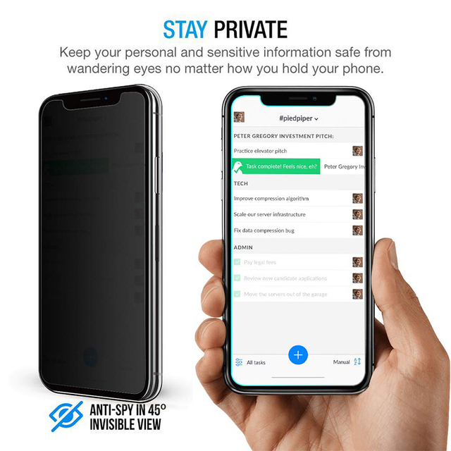 Mobile Phone Protective Film Anti Peeping Film Screen Guad Privacy Tempered Glass for iPhone 15 16 17 Anti Spy Screen Protector