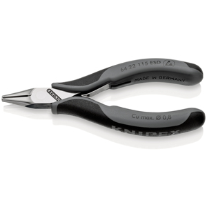 Cisailles électroniques Knipex ESD 64 22 115 avec tranchant avant pour fil de cuivre max. 0,8 mm - Product Image 1