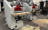 Raboteuse à bois double face pour le traitement de l'épaisseur et de la surface des planches de bois