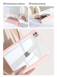 Étui pour Nouvel <span class=keywords><strong>iPad</strong></span> 9,7 Pouces 2018/2017, Étui Intelligent avec <span class=keywords><strong>Coque</strong></span> Arrière en TPU Souple pour <span class=keywords><strong>Apple</strong></span> <span class=keywords><strong>iPad</strong></span> 5ème/6ème Génération - Product Image 5