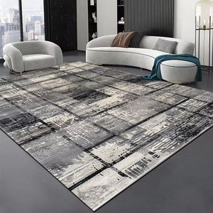 Alfombra Moderna de Gran Tamaño, Diseño <span class=keywords><strong>Oriental</strong></span>, Antideslizante, Resistente a las Manchas, de Poliéster, Acabado de Terciopelo Cristal - Product Image 5