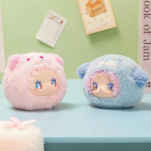 Luckyemma Zoo Series Cute Anime Face Plush Keychain Blind Box - Décoration Unisexe Cadeau pour Noël Nouvel An Anniversaire - Product Image 3
