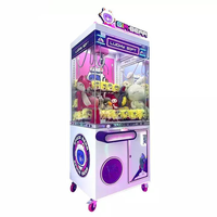 Machine à griffes d'arcade à monnayeur pour jouets, avec peluches et ours en peluche, pour tous les âges, pour centres de jeux
