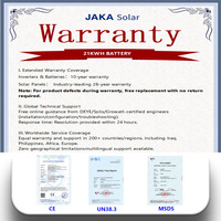 JAKA Set Panel daya matahari Super ramping, sistem penyimpanan baterai Lithium catu daya Bank daya pengaturan 48V biaya pengisi daya