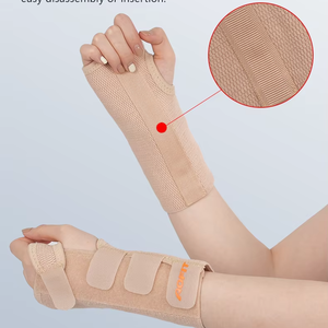 Attelle de soutien <span class=keywords><strong>du</strong></span> poignet Premium Comfort Fit, stabilisateur de compression réglable pour <span class=keywords><strong>le</strong></span> <span class=keywords><strong>syndrome</strong></span> <span class=keywords><strong>du</strong></span> <span class=keywords><strong>canal</strong></span> <span class=keywords><strong>carpien</strong></span>, l'arthrite et la récupération post-chirurgicale - Product Image 1