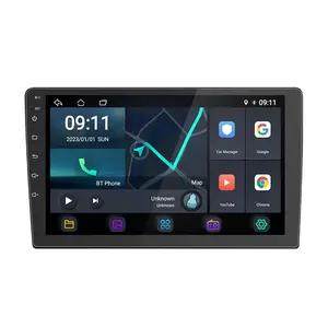 Audio de música de coche de 9 pulgadas en la pantalla táctil del tablero reproductor de DVD multimedia para coche Android con cámara de marcha atrás