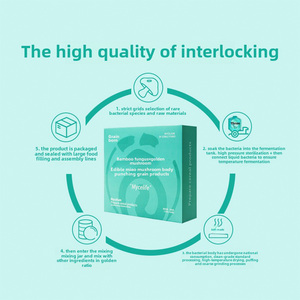 Mélange fermenté enrichi en mycélium <span class=keywords><strong>de</strong></span> qualité supérieure <span class=keywords><strong>de</strong></span> 300g-<span class=keywords><strong>Substitut</strong></span> <span class=keywords><strong>de</strong></span> <span class=keywords><strong>repas</strong></span> nutritif dense et boisson aux céréales énergisante dans une boîte chic - Product Image 2