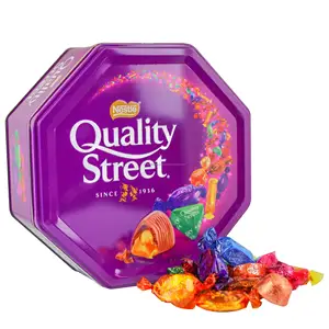 Nestlé Quality Street Lata Extra Grande, Lata, Chocolates Surtidos, Importado de Reino Unido 2lbs