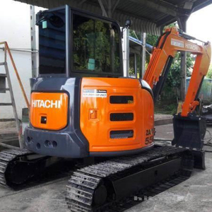 Mini-excavatrice d'occasion Hitachi ZX55 ZX60 ZX70, petite excavatrice sur chenilles d'occasion, capacité de la benne de 0,8 m, fabriquée au Japon - Product Image 1