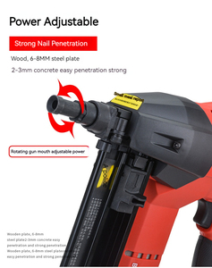 Pistolet à clous industriel sans fil Nailtask DCCN100X2, sans gaz, électrique, batterie lithium 5.0AH, alliage léger, pour bricolage et usage domestique - Product Image 2