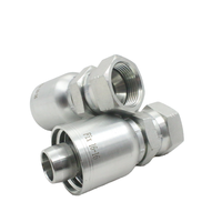 Connecteurs de tuyaux hydrauliques en acier au carbone forgé ORFS FEMALE Seal-Lock Parker série 43 1JS43-6-6 avec logo personnalisable