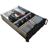 Fabrication de boîtier de serveur en aluminium 19 pouces 2U 4U châssis style ATX avec ventilateur pour équipement réseau et armoires PC