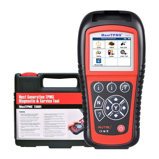 For Autel MaxiTPMS TS601 Universal TPMS Relearn Tool Complete Sensor Programming and Code Reader 1 Year Warranty