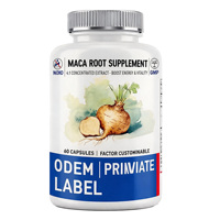 Capsules d'herbes naturelles OEM Maca noire et Ginseng pour la vitalité quotidienne et le bien-être – Complément nutritionnel équilibré