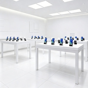 Table de présentation robuste pour accessoires de téléphonie mobile, avec écran numérique 3C, structure métallique solide, pour la vente au détail - Product Image 3