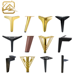 <b>Sofa</b> <b>Leg</b> Manufacturers Modern Gold Black T <b>Leg</b> Metal <b>Sofa</b> <b>Legs</b> Iron Furniture <b>Legs</b> Easy Installation <b>For</b> Bed - Product Image 1