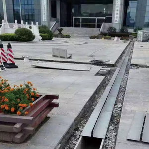 Drains linéaires professionnels en acier inoxydable, canaux de drainage en forme de U pour jardin et terrasse - Product Image 6