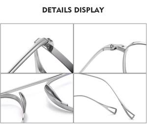 <span class=keywords><strong>Gafas</strong></span> <span class=keywords><strong>de</strong></span> Diseño <span class=keywords><strong>de</strong></span> Alta Calidad para Hombre, Monturas Grandes, Lentes Personalizadas, Monturas <span class=keywords><strong>de</strong></span> Titanio Puro - Product Image 4