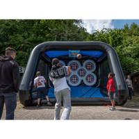 Système de tir gonflable IPS pour arène sportive, jeu interactif de tir gonflable IPS