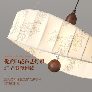 Song Dynasty Aesthetic Chandelier 50cm Round Multi Head <b>Led</b> <b>Lighting</b> For Dining Room Bedroom Study Hotel - Product Image 2